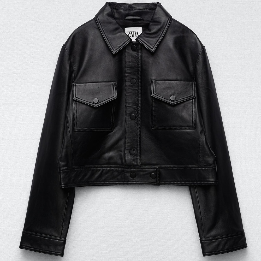 ZARA- LIMITED EDITION AUTHENTIC LEATHER JACKET